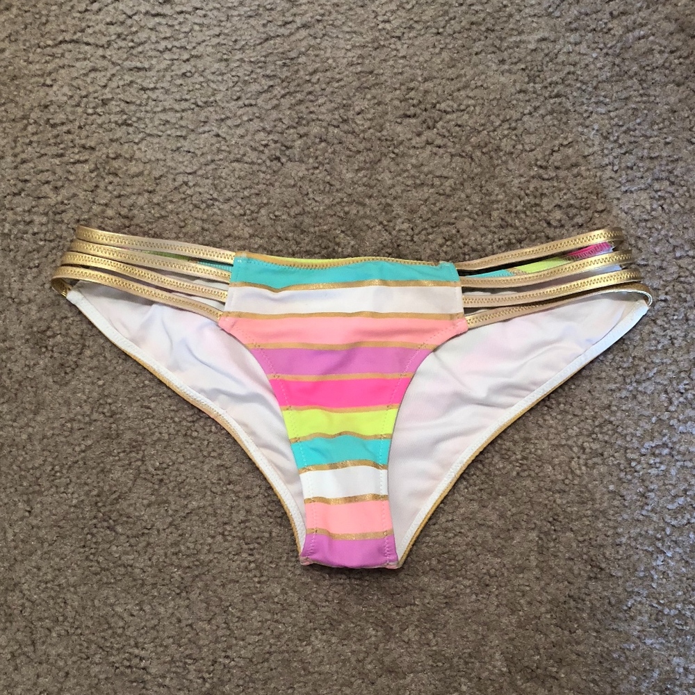 Victoria's Secret Striped Bikini Bottom